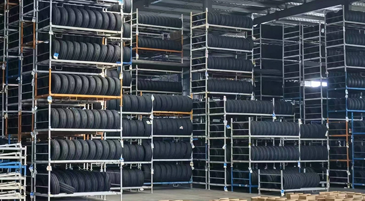 Application de porteuses de pneus